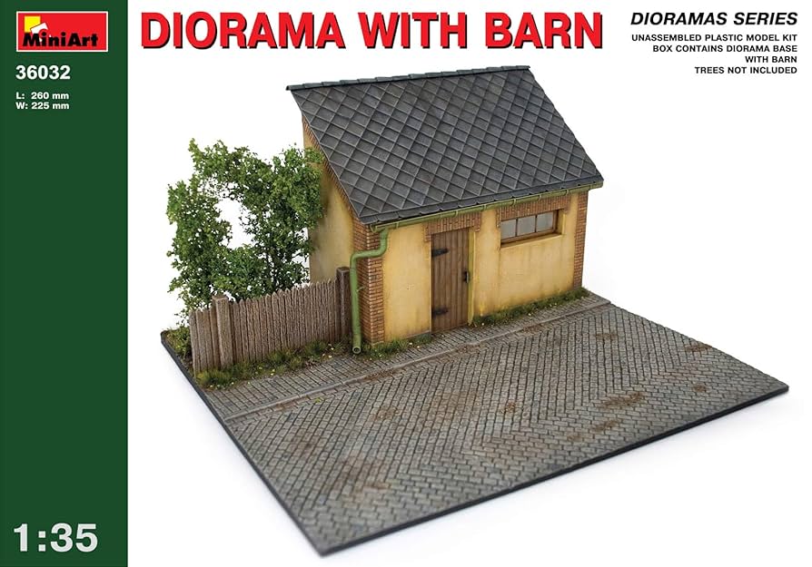 Amazon | ミニアート 1/35 ジオラマベース32 納屋 MA36032